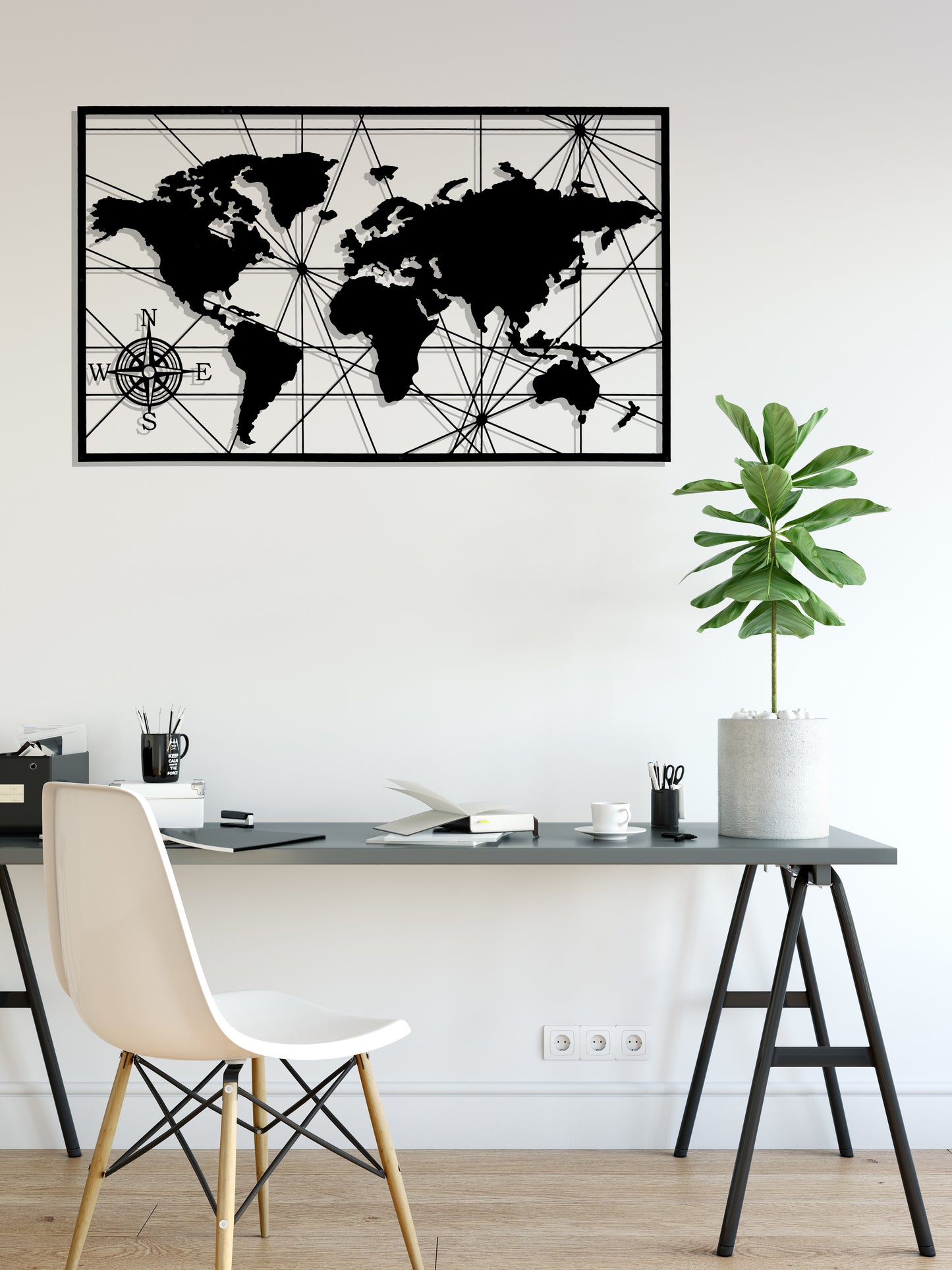 Square World Map