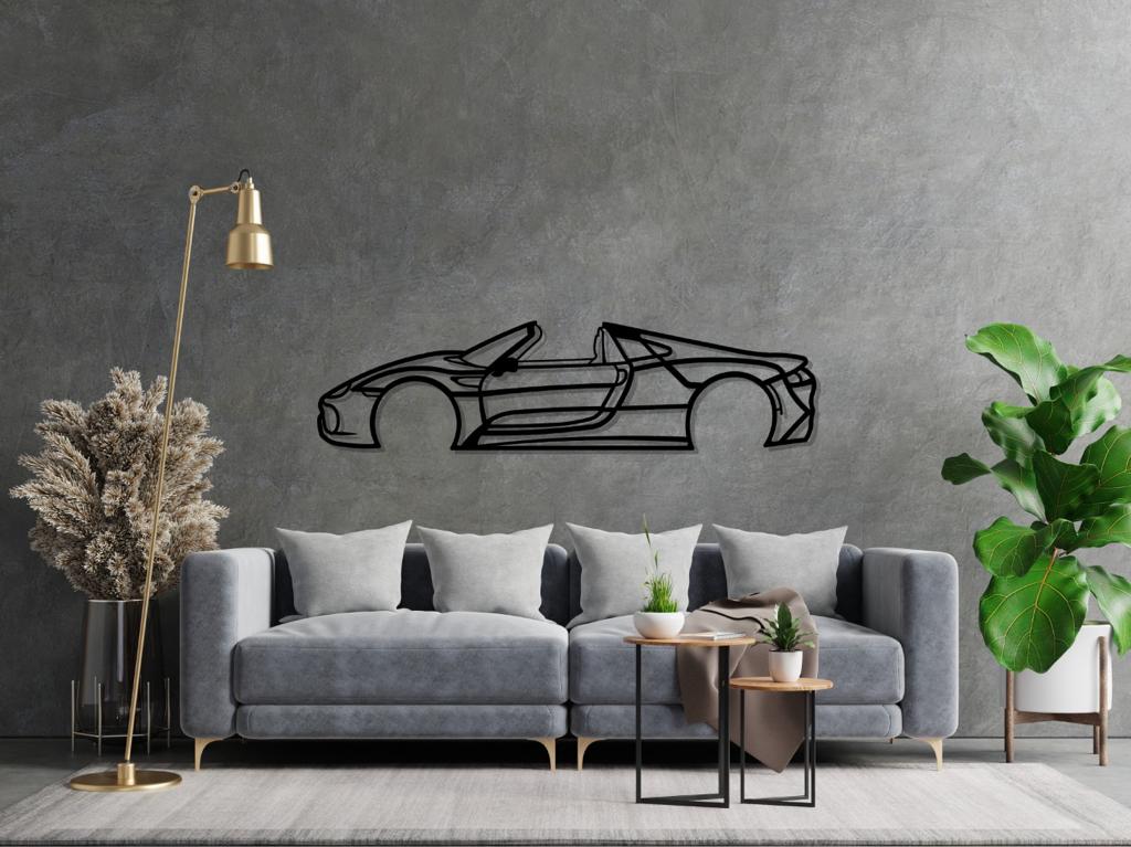 918 Silhouette Large Metal Wall Art