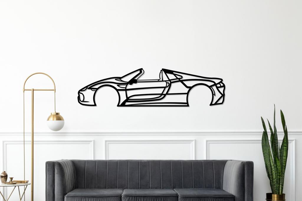 918 Silhouette Large Metal Wall Art