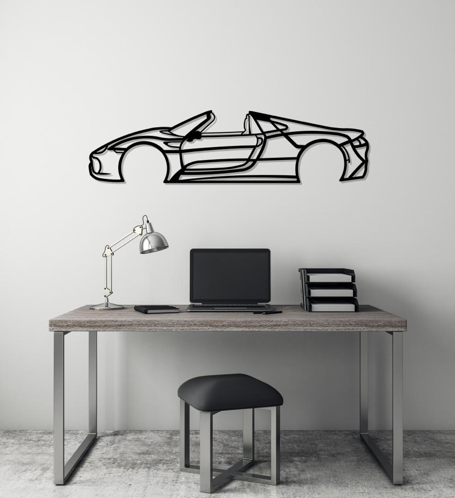 918 Silhouette Large Metal Wall Art