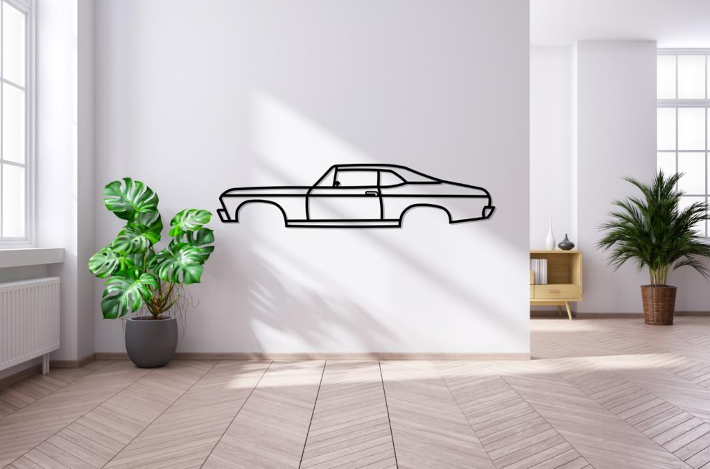 Nova Silhouette Large Metal Wall Art