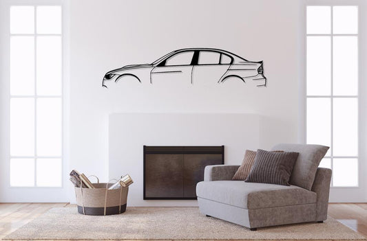 M3 E90 Silhouette Large Metal Wall Art